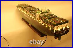 39.4 EVERGREEN Model Ship with light 103cm Cargo ship Model Best Quality