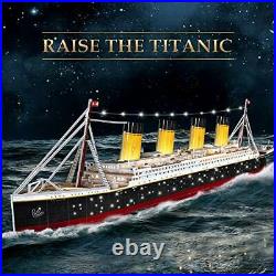 3D Jigsaw Puzzles for Adults LED Titanic Toys Model Kits Ship