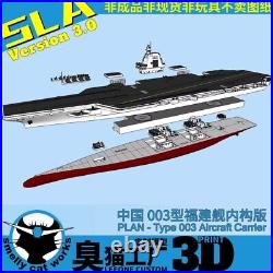 3D Printed 1/700/1250/2000 China Type 003 Aircraft Carrier Fujian Ship Model Kit