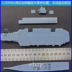 3D Printed 1/700/1250/2000 China Type 003 Aircraft Carrier Fujian Ship Model Kit