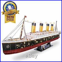 3D Puzzles For Adults RMS Titanic Toys Model Ship 34.6&39&39, Difficult Jigsaw