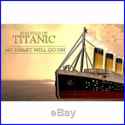 3D Puzzles For Adults RMS Titanic Toys Model Ship 34.6&39&39, Difficult Jigsaw