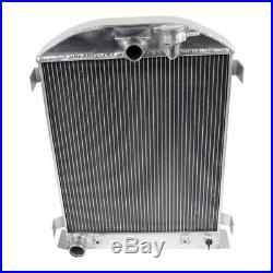 4 Row ALL Aluminum Radiator For 32 Ford High Boy Ford V8 Engines 1932 FREE SHIP