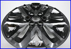 4 for GMC ACADIA 2017-2019 Black 18 Wheel Skins Hub Caps Aluminum Rim Covers