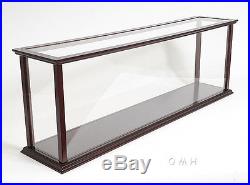 45 Display Case Wooden Table Top Cabinet for Ocean Liner & Cruise Ship Models