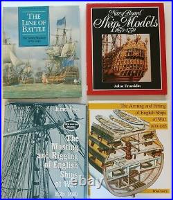 45 Ship Modeling Books Modeler's Maritime Library for c. 1650-1860 Construction