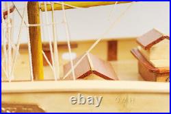 47 Inch Bluenose II Painted L Wooden Wood Model Boat Replica Ship New