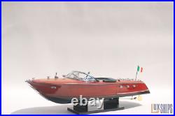 50cm Riva Ariston Model Boat Luxury Handmade Wooden Speedboat Replica