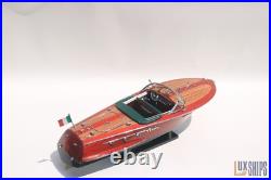 50cm Riva Ariston Model Boat Luxury Handmade Wooden Speedboat Replica