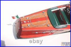 50cm Riva Ariston Model Boat Luxury Handmade Wooden Speedboat Replica