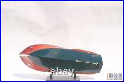 50cm Riva Ariston Model Boat Luxury Handmade Wooden Speedboat Replica