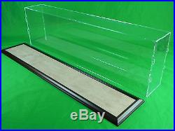 54 x 15 x 44 Inch Table top Clear Acrylic Display Case for Tall Model Ships