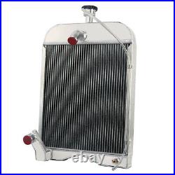 8N8005 3Rows Aluminum Tractor Radiator for Ford 2N 8N. 9N Models US SHIPPING l