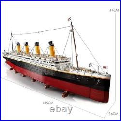 9090Pcs Titanic Cruise Ship Building Blocks Model Creative Assembly Toy Gift