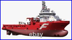 AHTS UT 712 Anchor Handling Tug Supply Vessel 1100 RC Model Ship 800 mm / 31.5