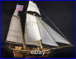 America Yacht Sailboat 150 Wood Model Ship Kit Boat Sailboat Yuanqing
