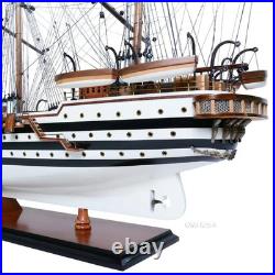 Amerigo Vespucci Italian Navy Training Tall Ship Wood Model 36 Semi-Built New