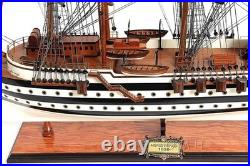 Amerigo Vespucci Italian Navy Training Tall Ship Wood Model 36 Semi-Built New