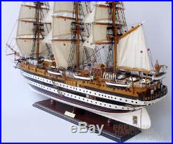 Amerigo Vesspucci Handcrafted Wooden Model Ship 36 Ready for Display