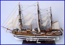 Amerigo Vesspucci Handcrafted Wooden Model Ship 36 Ready for Display