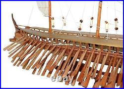 Ancient Trireme Greek Warship 400 B. C Model Ship