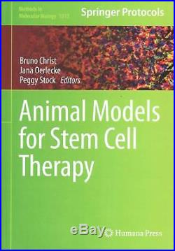 Animal Models for Stem Cell Therapy (English) Hardcover Book Free Shipping