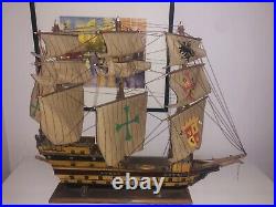 Antique 1540 Model Spanish? Galleon Ship? High Quality! RARE? Spanish Armada