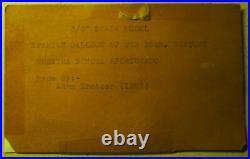 Antique 3/8 Scale Model Spanish Galleon Ship w Glass Case 1927 Dillsburg Pa