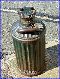 Antique 5 Gal. Socony Gas Can For a Model A or T Circa 190030's We ship