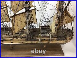 Antique Fully Built Wooden Model Ship 27 Nautilus Year 1866