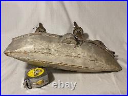 Antique Handmade Folk Art Ship Model USS Montgomery circa 1860s Civil Bliss U-66