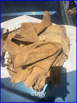 Antique Large Wooden Model Ship Sovereign Seas With Sails