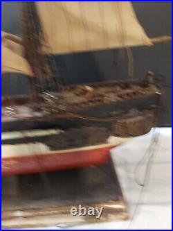 Antique Model ship Fragata Espanola Needs Work