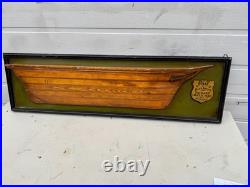 Antique Nautical Half Hull by Builder Goss Sawyer & Packard, Bath, Maine 1877