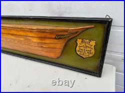 Antique Nautical Half Hull by Builder Goss Sawyer & Packard, Bath, Maine 1877