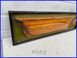 Antique Nautical Half Hull by Builder Goss Sawyer & Packard, Bath, Maine 1877