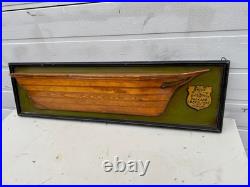 Antique Nautical Half Hull by Builder Goss Sawyer & Packard, Bath, Maine 1877