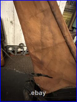 Antique Primitive Handmade Folk Art Pond Boat Model Ship