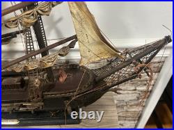Antique Sail Ship Fragata Espanola 1780, Somewhat Dusty READ