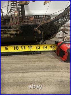 Antique Sail Ship Fragata Espanola 1780, Somewhat Dusty READ