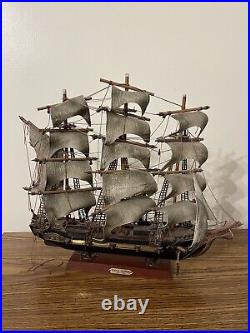 Antique Ship Frigata Espanola 1780 Spanish Warship