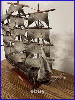 Antique Ship Frigata Espanola 1780 Spanish Warship