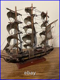 Antique Ship Frigata Espanola 1780 Spanish Warship