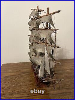 Antique Ship Frigata Espanola 1780 Spanish Warship