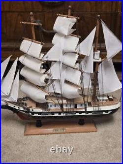Astonishing 1970's Belem Model ship handmade in England