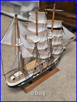 Astonishing 1970's Belem Model ship handmade in England