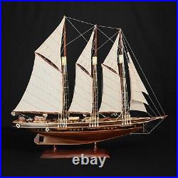 Atlantic Wooden Ship Boat Model 28 for Decor America Yacht Collection Handmade