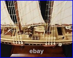 Atlantic Wooden Ship Boat Model 28 for Decor America Yacht Collection Handmade