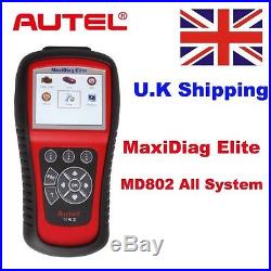 Autel MaxiDiag Elite MD802 For ALL System + DS Model OBD2 Code Reader UK Ship