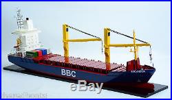 BBC Break Bulk Cargo Ship 40 Handmade Wooden Model HO Scale for Train Layout
